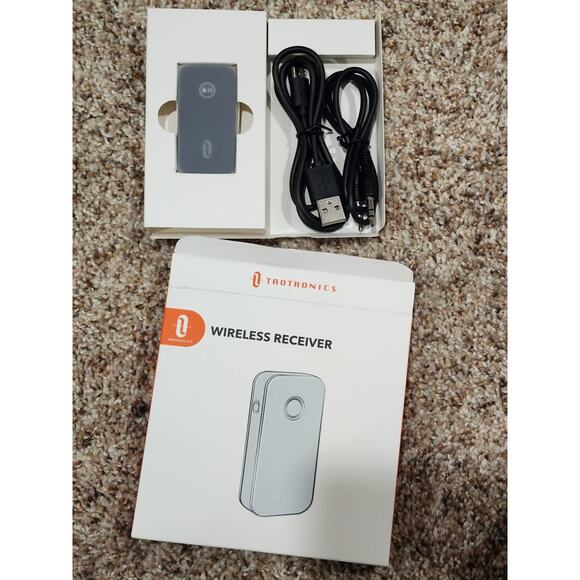 TaoTronics Bluetooth Receiver, Bluetooth 5.0 Wireless Audio Aux Adapter for Car - Picture 9 of 9